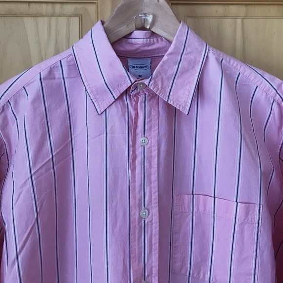 Old Navy long sleeve button down shirt men’s size medium - Picture 5 of 12